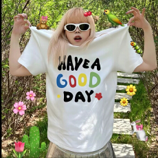 批发特别的<b class='q'>情侣装</b>夏装短袖t恤2026<b class='q'>新款</b>不一样纯棉小众网红高级感套装
