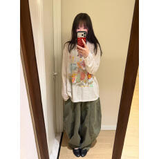 批发甜美风花卉蝴蝶彩绘印花罩衫薄款防晒潮流外穿长袖T恤女上衣