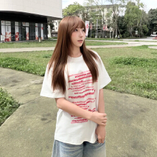 设计感小众白色内搭短袖女t恤2026新款爆款夏季纯棉宽松半袖上衣