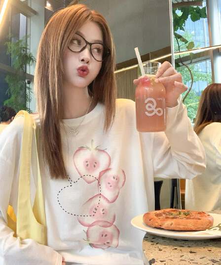 한 부서 화이트 얇은 스타일 자외선 차단 긴팔 티셔츠 여성 여름 루즈핏 느긋한 바람 블라우스 새로운 맨위