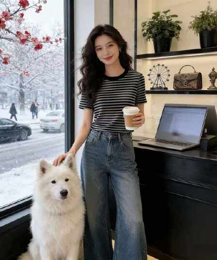 레트로 회색 스트라이프 반팔 티셔츠 여성 여름 2026 새로운 패션 한국 스타일 몸매 가꾸기 다용도 슬림해 보이는 맨위 트렌디