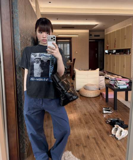 아메리칸 거리 vintage 웃음 하 트렌드 초상화 프린트 워싱 마 오래된 반팔 티셔츠 여성 여름 루즈핏 맨위