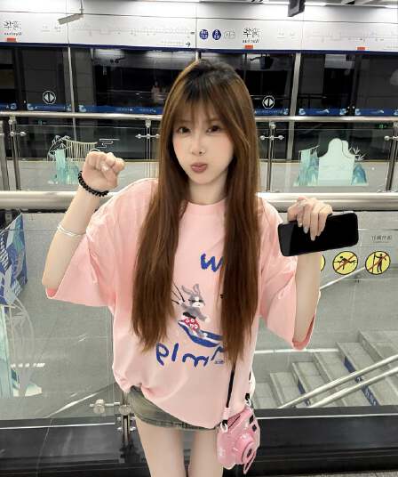 2026 여름 새로운 순면 반팔 티셔츠 재미있는 패턴 프린트 여성 루즈핏 맨위