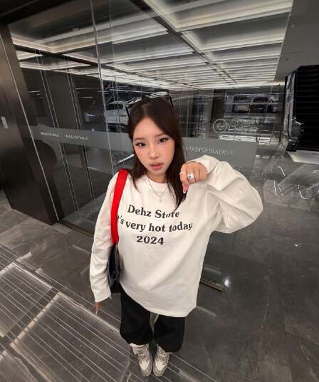 작은 대중 레트로 마 오래된 운동 알파벳 프린트 느긋한 캐주얼 루즈핏 순면 편안함 긴팔 티셔츠 여성