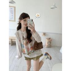 批发花卉蝴蝶彩绘罩衫薄款物理防晒男女国潮<b class='q'>嘻哈</b>潮流外穿长袖上衣