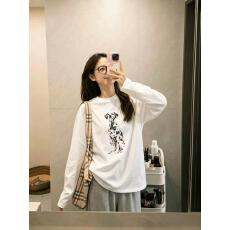 批发白色长袖<b class='q'>t</b><b class='q'>恤</b>女2026新款春秋季薄款打底衫内搭宽松韩系早秋上衣服