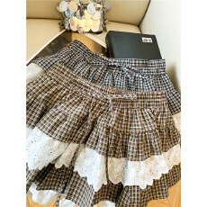 批发实价实拍~2026早春新款甜美百搭蕾丝拼接半身裙<b class='q'>防走光</b>花苞<b class='q'>安全</b><b class='q'>裤</b>