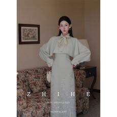 批发dou音控价358无艳一禾【游园寻梦】上衣+刺绣<b class='q'>旗袍</b>连衣裙