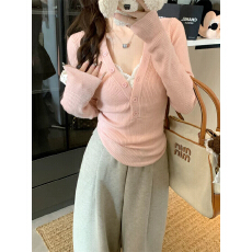 批发纯欲穿搭低领修身打底衫女秋冬新款内搭高级感毛衣长袖针织衫上衣