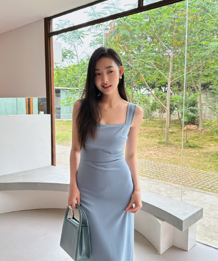 실사 정가 프랑스식 품격 핫걸 슬립 여성 드레스 섹시함 백리스 허리 수축 슬림해 보이는 트임 타이트 스커트 롱 스커트
