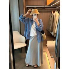 批发实拍防晒格子衬衫背心半身裙三件套女度假休闲韩版显瘦穿搭一整套