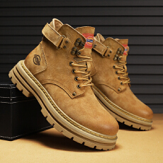 批发2025<b class='q'>冬</b>季新款百搭马丁靴高帮运动鞋男靴货号