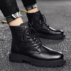 批发2025<b class='q'>冬</b>季新款真皮马丁靴工装靴男靴货号