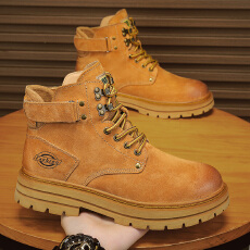 批发2025<b class='q'>冬</b>季新款马丁靴高帮工装鞋男靴货号