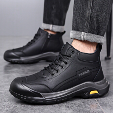 批发2025冬季新款男士高帮马丁靴棉鞋38-44码，货号