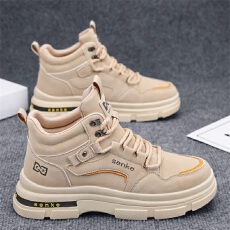 2025秋季高帮鞋工装潮鞋马丁鞋厚底时尚休闲鞋男鞋货号