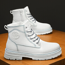 批发外贸跨境<b class='q'>冬</b>季新款加绒马丁潮鞋男鞋货号。单里加绒