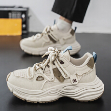 批发2026<b class='q'>夏季</b>新款透气休闲运动鞋<b class='q'>男鞋</b>老爹鞋货号