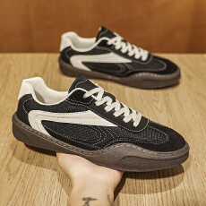 批发2026四季新款密网复古板鞋男鞋货号