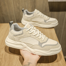 批发2026春夏款透气网面橡塑轻便休闲男鞋货号