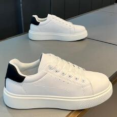 批发2026四季新款男鞋超纤皮面板鞋休闲运动鞋小白鞋货号