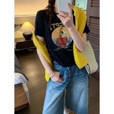 批发2026 纯棉印花夏季辣妹修身款<b class='q'>短袖</b><b class='q'>t</b><b class='q'>恤</b><b class='q'>女</b>上衣