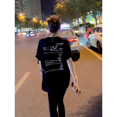 批发<b class='q'>纯棉</b>短袖<b class='q'>T</b><b class='q'>恤</b>女夏2026韩版新款设计感卡通宽松大码oversize上衣