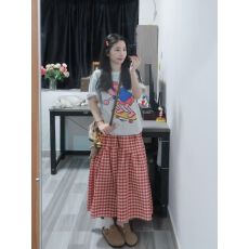 短袖圆领印花T恤女2026夏季新款时尚宽松减龄上衣