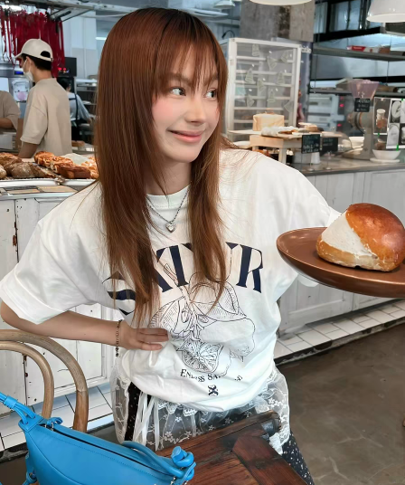 한국 ins 작은 대중 레트로 레몬 프린트 미니멀리즘 캐주얼 다용도 루즈핏 순면 편안함 여름 반팔 티셔츠 여성