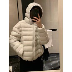 批发2026新款超好看轻薄排骨羽绒棉服女连帽短款保暖龟背<b class='q'>冬</b>季外套女