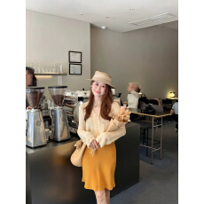 批发Echoone 进口醋酸半裙通勤修身中<b class='q'>长</b>款春季新款日常百搭韩版<b class='q'>裙子</b>