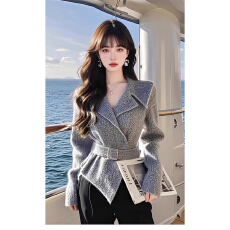 批发小香风收腰显瘦毛衣<b class='q'>外套</b><b class='q'>女装</b>2026春秋新款气质名媛高级感显瘦上衣