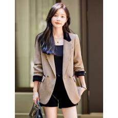 批发西服套装女新款拼接高级感上衣气质名媛休闲女士西装