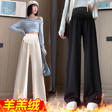 批发孕妇<b class='q'>打底裤</b>冬季加绒加厚保暖棉裤冬天羊羔绒<b class='q'>宝宝</b>绒孕妇裤子外穿