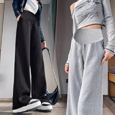 批发孕妇打底裤冬季羊羔绒加绒加厚保暖棉裤冬天孕妇裤子阔腿秋冬外穿