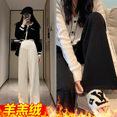 批发孕妇羊羔绒打底裤加绒加厚冬季保暖托腹裤子冬款外穿棉裤冬装休闲