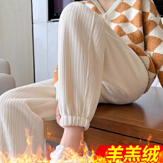 批发<b class='q'>孕妇</b><b class='q'>羊羔绒</b>打底裤加绒加厚冬季保暖托腹裤子加长冬款外穿棉裤冬装