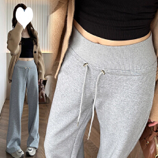 批发孕妇裤子显瘦喇叭裤秋季新款春秋外穿显瘦黑色喇叭长裤女秋装