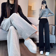 批发孕妇裤子4XL<b class='q'>打底裤</b><b class='q'>春秋</b>新款常规秋季棉裤孕妇阔腿裤子秋装