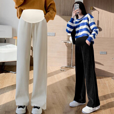 批发孕妇裤子休闲打底裤春秋新款大码托腹裤子秋款外穿棉裤秋装