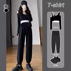 批发孕妇裤子春秋新款外穿秋装休闲裤小个子大码运动裤打底裤秋季百搭