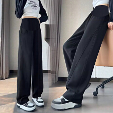 批发孕妇3XL绝美<b class='q'>打底裤</b>外穿阔腿裤托腹不勒肚子<b class='q'>春秋</b>新款孕妇裤子外穿