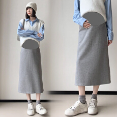 批发孕妇半身裙<b class='q'>春</b>秋季中长裙<b class='q'>春</b>秋款准妈妈裙子托腹百搭裙女孕妇<b class='q'>春</b>夏装