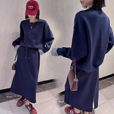 批发孕妇秋装<b class='q'>套装</b>时尚款2026新款纯棉网红卫衣中长款打底裤子两件套女