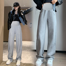 批发孕妇3XL绝美<b class='q'>打底</b>裤外穿阔腿裤托腹不勒肚子春秋新款孕妇裤子外穿