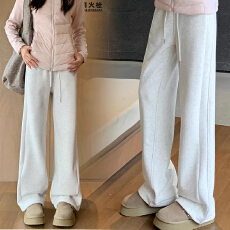 批发孕妇阔腿裤子春秋款外穿香蕉裤无托腹不勒肚子休闲直筒裤秋装