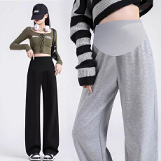 批发孕妇3XL绝美<b class='q'>打底裤</b>外穿阔腿裤托腹不勒肚子春秋新款孕妇裤子外穿