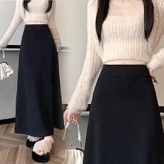 批发孕妇针织无托腹半身裙子女夏<b class='q'>春</b>秋季小个子孕期灰色显瘦直筒包臀裙