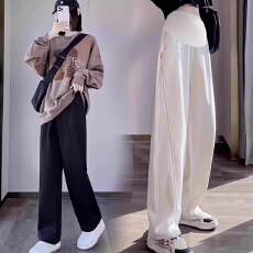 批发孕妇3XL绝美<b class='q'>打底裤</b>外穿阔腿裤托腹不勒肚子春秋新款孕妇裤子外穿