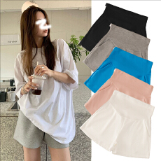 批发<b class='q'>孕妇</b><b class='q'>短裤</b>夏季薄款外穿低腰阔腿休闲空气棉弹力裤子宽松打底运动裤